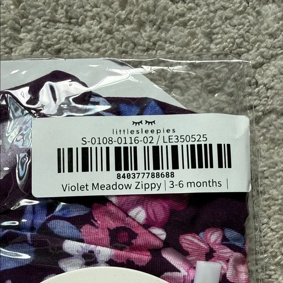 Little Sleepies Violet Meadow Zippy - Picture 2 of 2